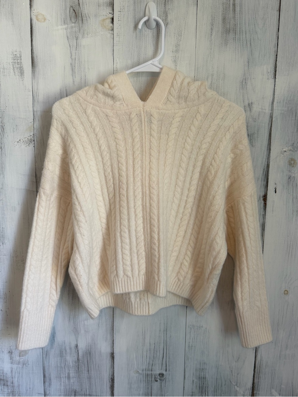 Cozy Cable-Knit Cream Women's Sweater